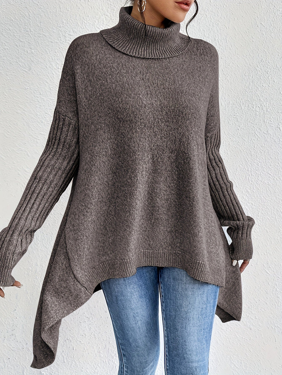 Isla | Suéter de Cuello Alto Oversized